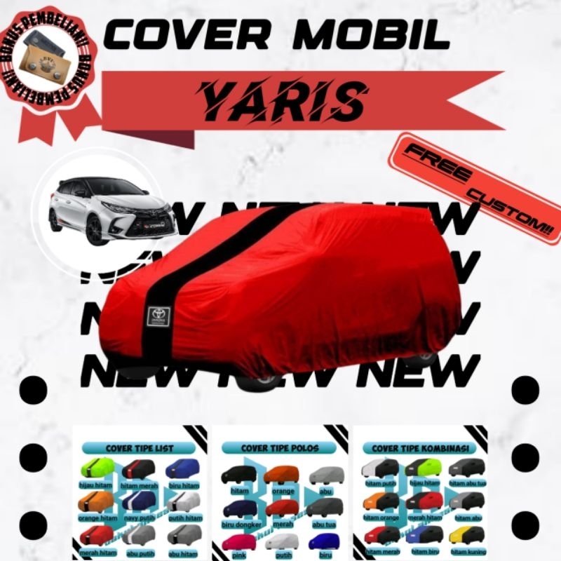 selimut cover mobil toyota yaris/penutup mobil toyota yaris