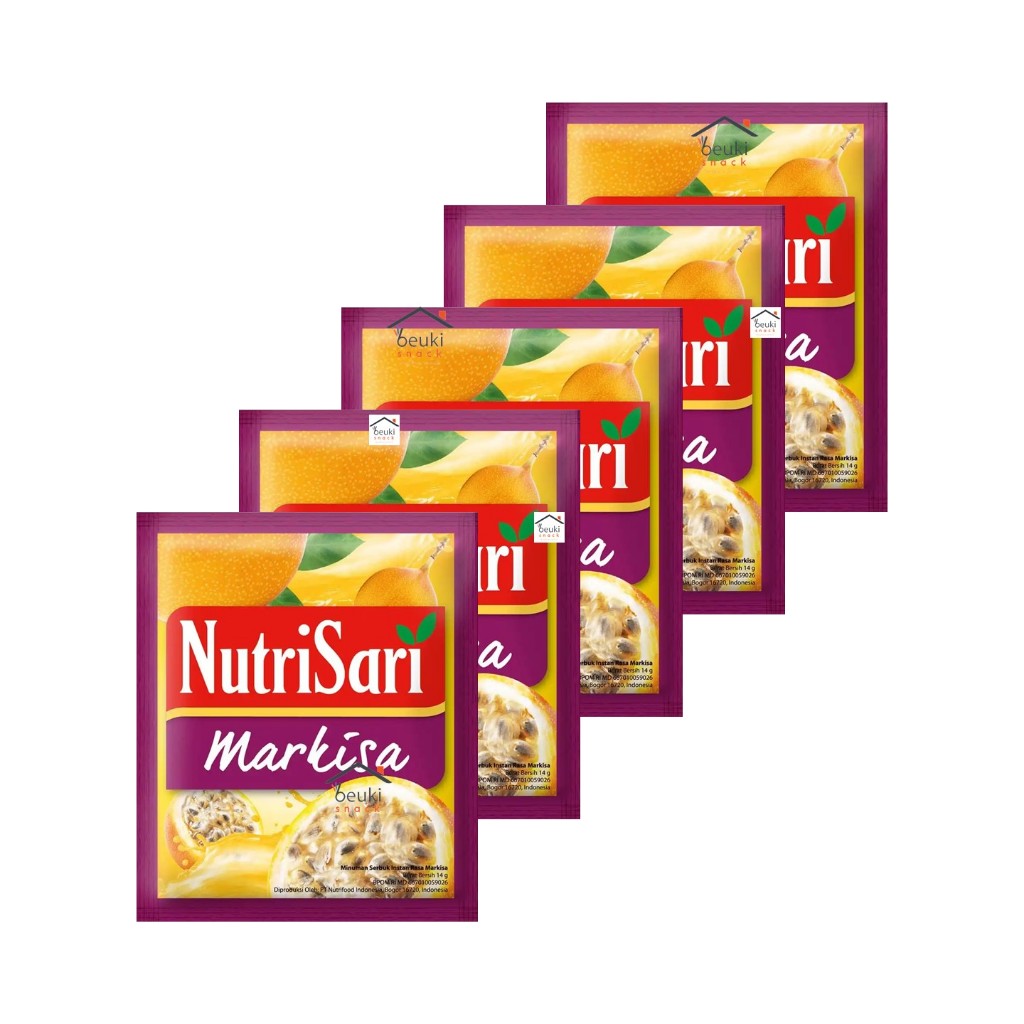 

5PCS NutriSari Markisa Minuman Bubuk Rasa Markisa