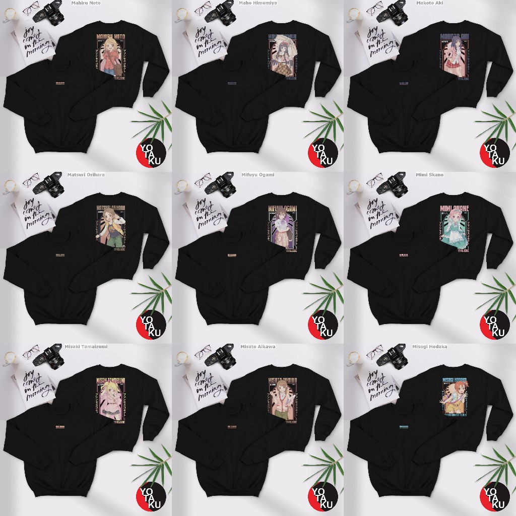 Crewneck Princess Connect ReDive Jaket Anime Mahiru Maho Seri 2 YOTAKUSHOP