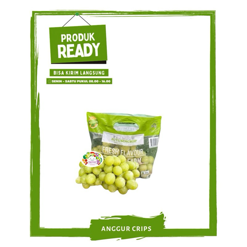 

Anggur Hijau Ivory Manis / Buah Buahan Segar Ready On Mallahrizwa
