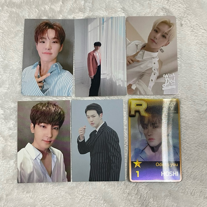 seventeen hoshi wonwoo gongbang / broadcast superstar pledis ssp wishdol photocard pc