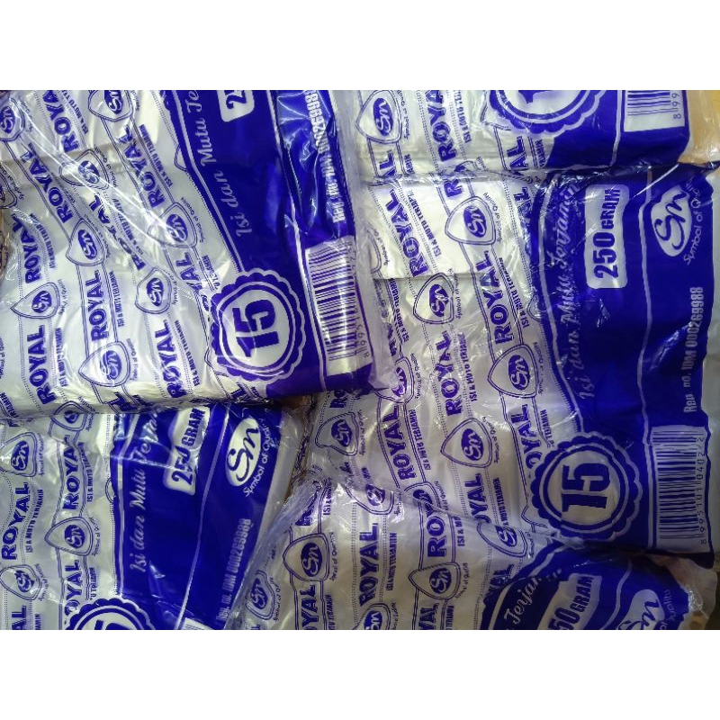 Kantong Plastik Kresek Royal Bening isi 250 gram