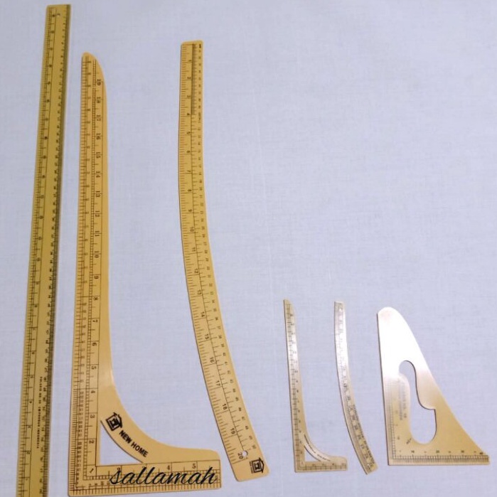 

KODE H76B penggaris pola jahit isi paket 6 jenis penggaris alat jahit ALAT JAHIT