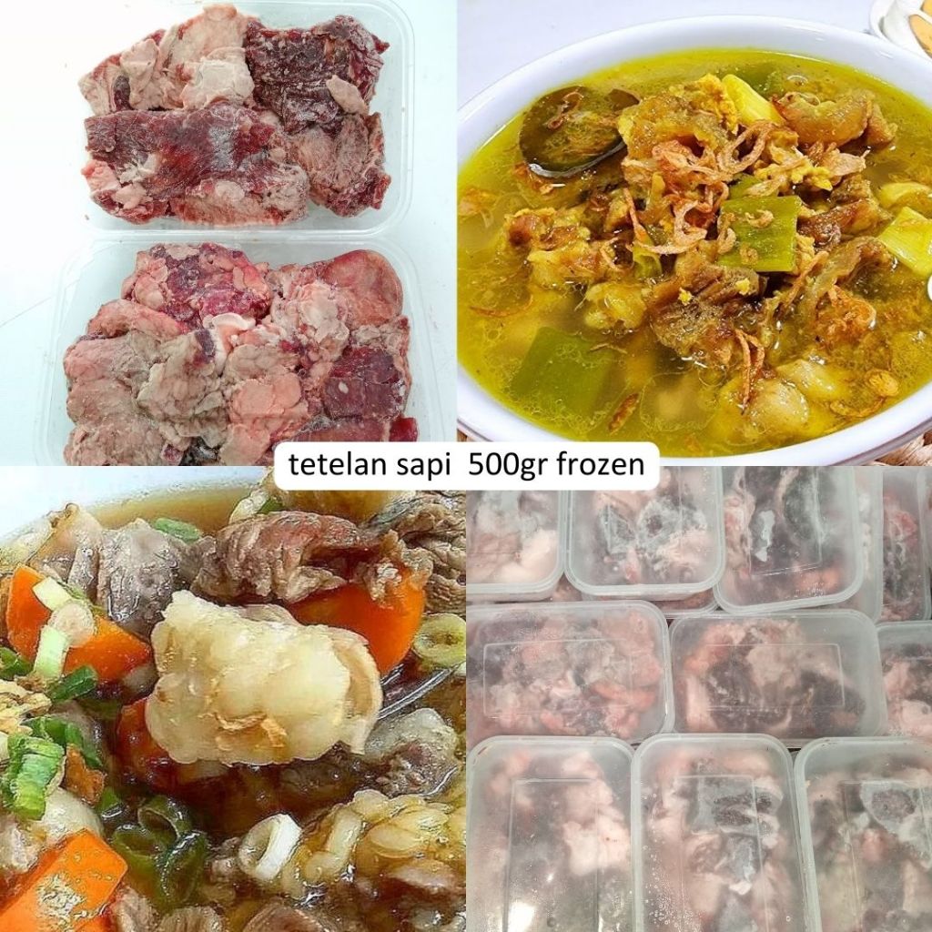 

Tetelan sop mix daging tetelan sapi 500 gram halal frozen