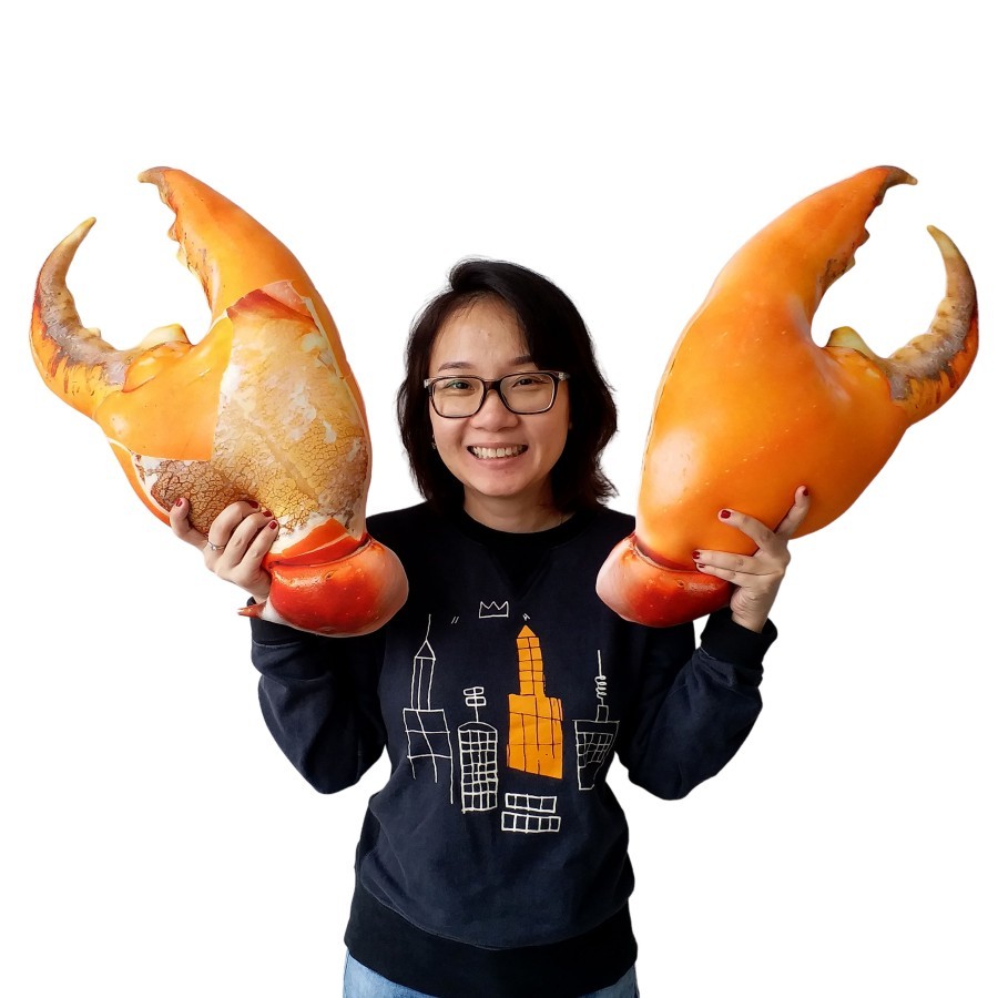 Boneka Capit Kepiting King Crab Besar