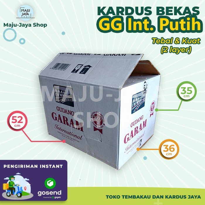 

Kardus Bekas GGInt Putih - Cocok Untuk Packing atau Pindahan