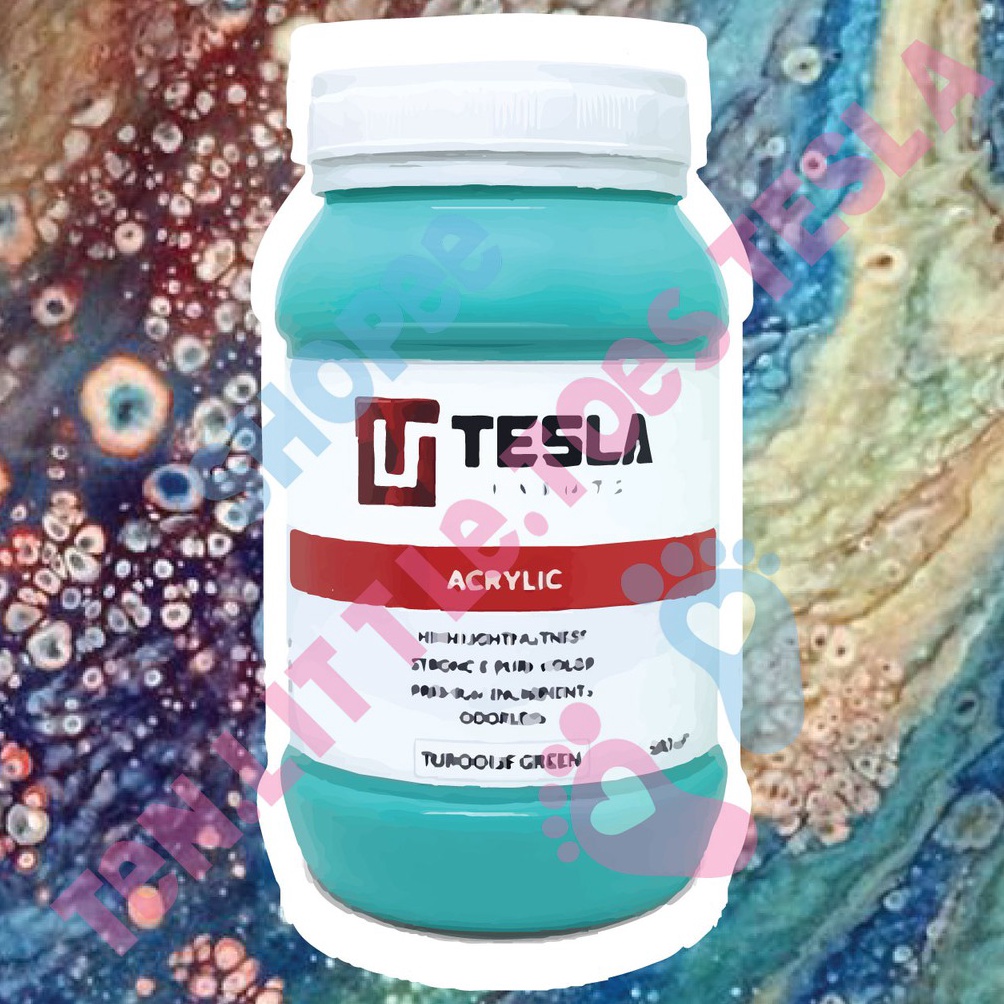 

KODE X35D Tesla Paints 5ml 54 warna READY Acrylic Paints Cat Akrilik Tesla Paint cat acrylic