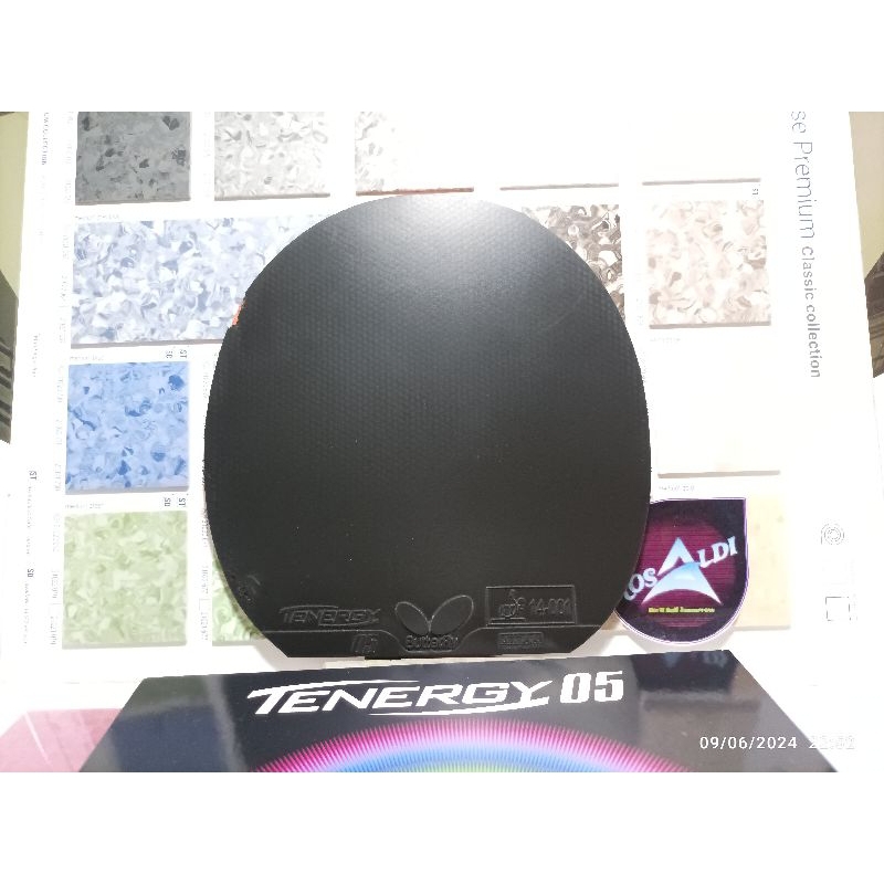 Karet Butterfly Tenergy 05 second bekas