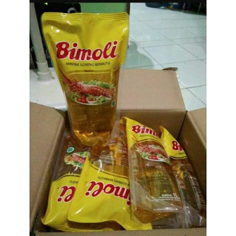 

minyak goreng Bimoli 1 Liter pouch