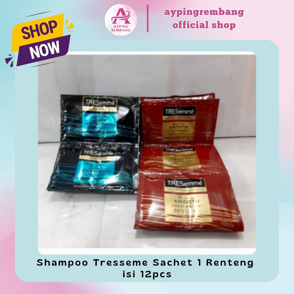 Shampoo Tresemme Sachet Keratin Smooth Dapat 2renteng