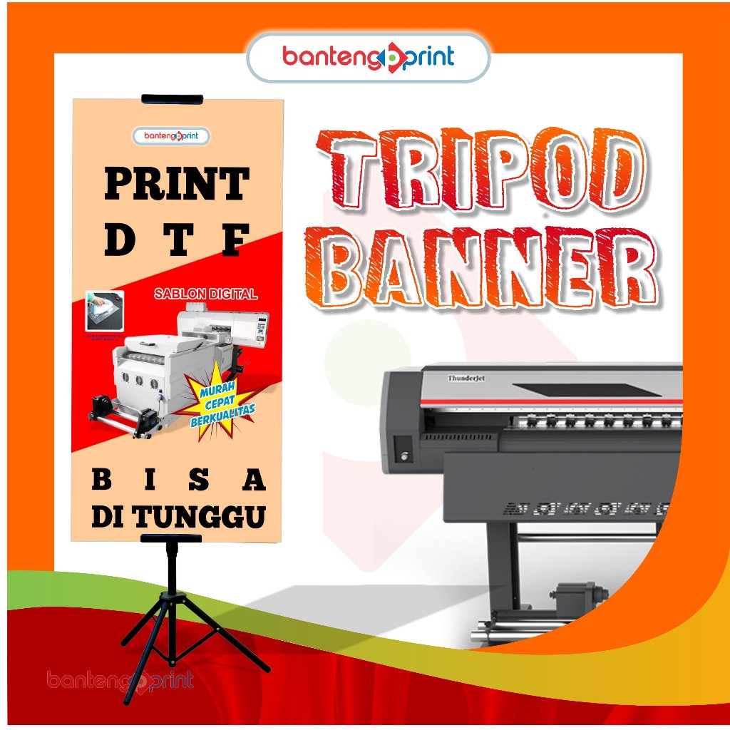 TRIPOD BANNER | Print Tripod Banner Cepat dan Murah