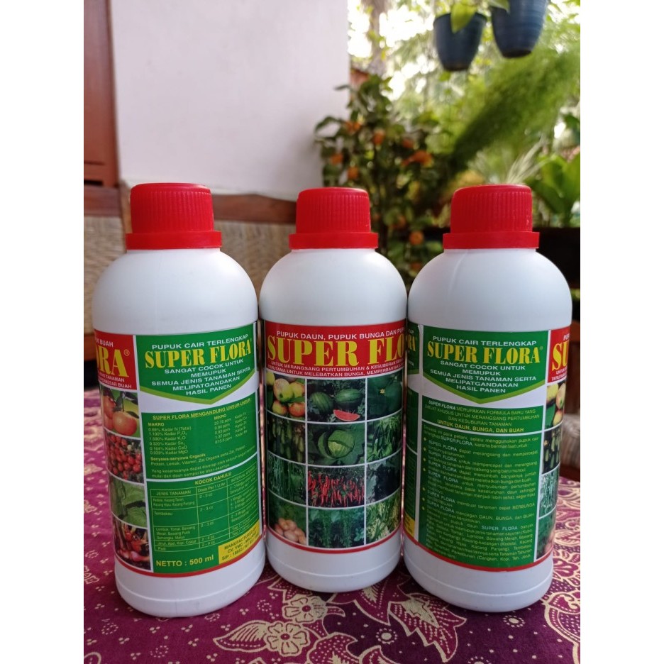 500 Ml - Pupuk Cair SUPER FLORA