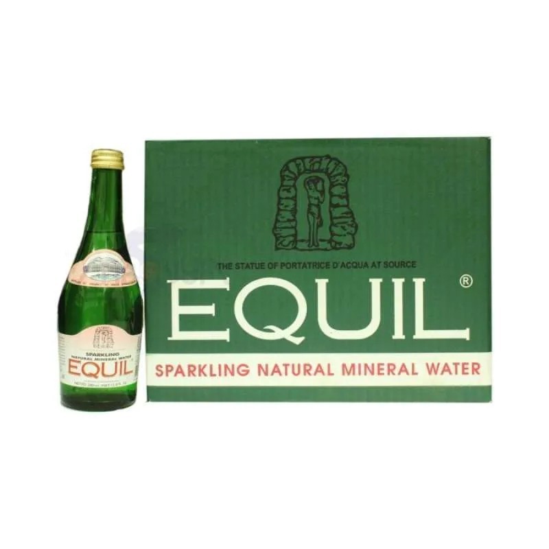

EQUIL SPARKLING Mineral Water Air Putih 380mL x12 Botol 1 DUS (karton isi 12 botol)