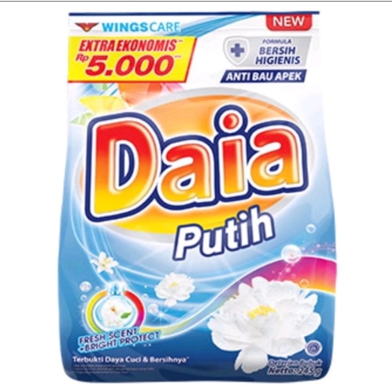 Detergent Daia/Detergent Bubuk/Sabun Cuci Baju
