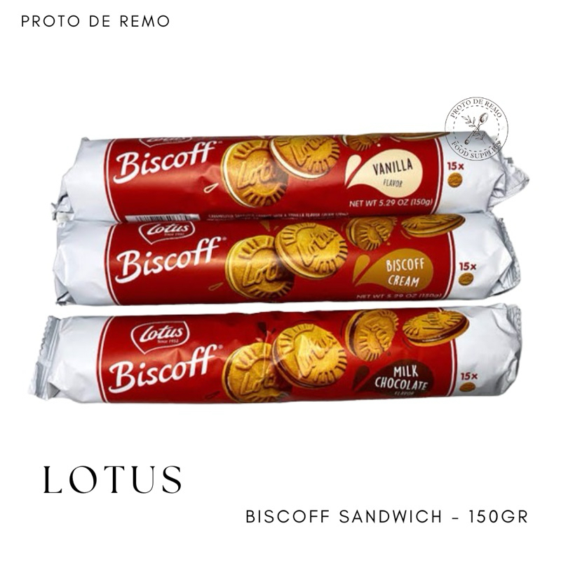 

Lotus Biscoff Sandwich Biscuit 150gr