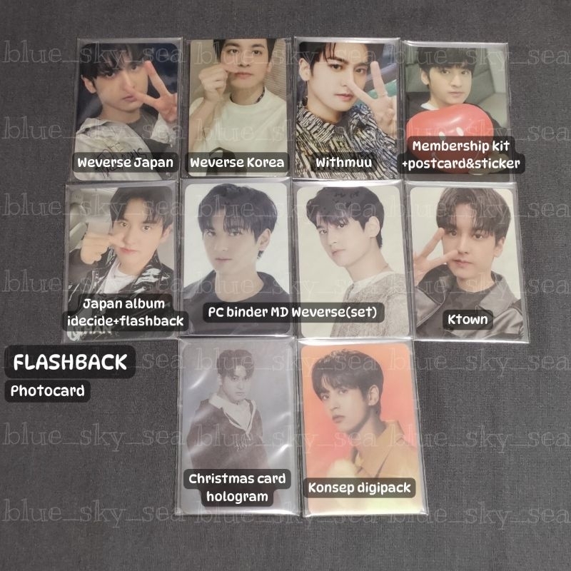 [READY] OFFICIAL iKON Chanwoo PC Photocard Album POB Bene Flashback Withmuu Selfie Konsep mumo your 