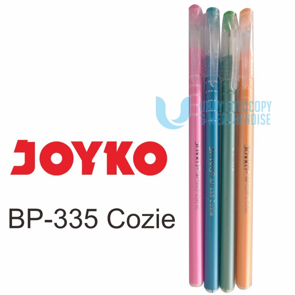 

Bolpoin Joyko BP 335 Cozie / pena Joyko 0,5 mm Warna hitam Penutup warna-warni