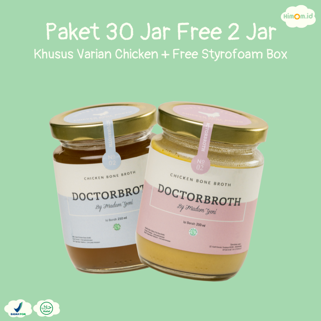 

Paket 30 Jar free 2 jar - Doctor Broth - Bone broth