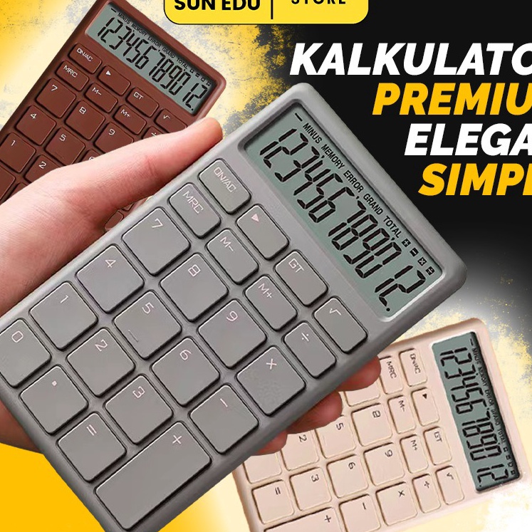 

Terbaik Kalkulator 12 digits aesthetic Calculator simple electronic