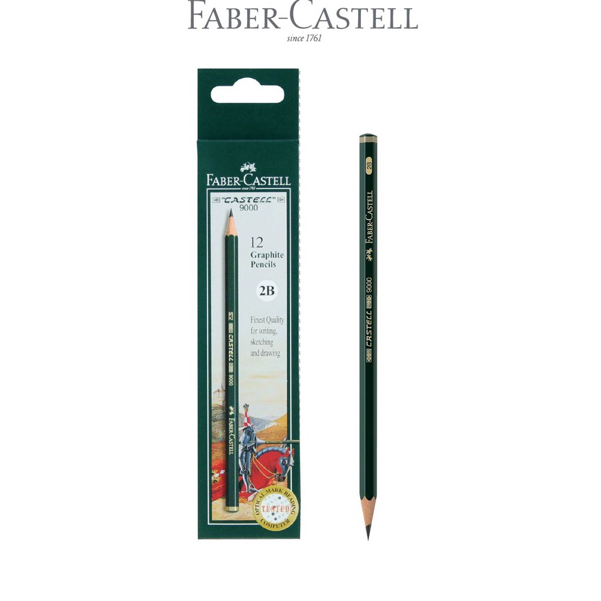 

FG2 FaberCastell Pensil Ujian 2B Castell 9