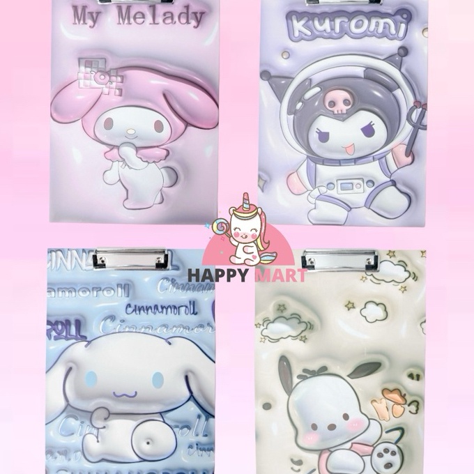 

HJ6 Papan jalan motif sanrio 3D ART series tdk timbul kuromi cinnamoroll