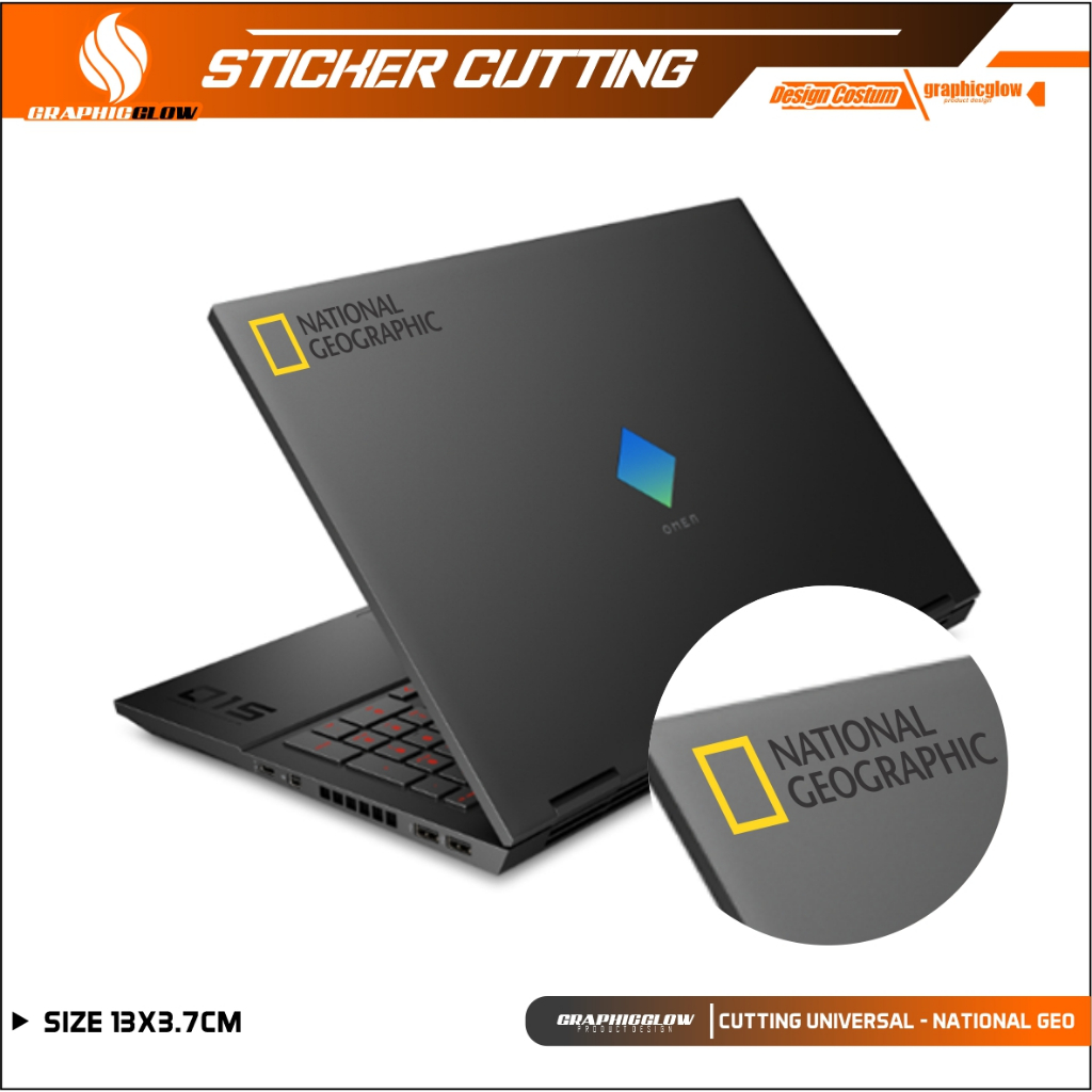 

STICKER / STIKER CUTTING AKSESORIS MOTOR MOBIL LAPTOP KOMPUTER DLL LOGO NATIONAL GEOGRAPHIC WATERPROOF