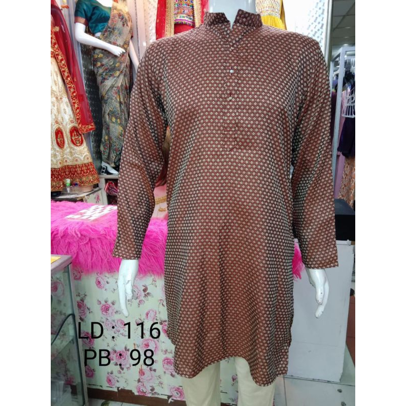 Kurta Sherwani Premium Set Celana  bahan Jas Jaguard Aamir Salman Shahrukh Khan Baju India Pria Pest