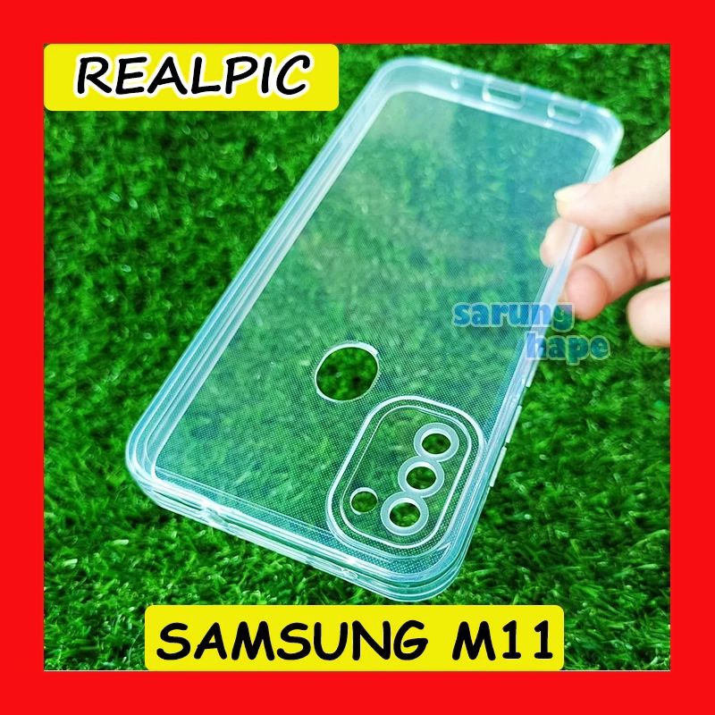 Softcase Silikon Speca Transparan Samsung A11/Samsung M11 Casing Airbag TPU Protec Camera