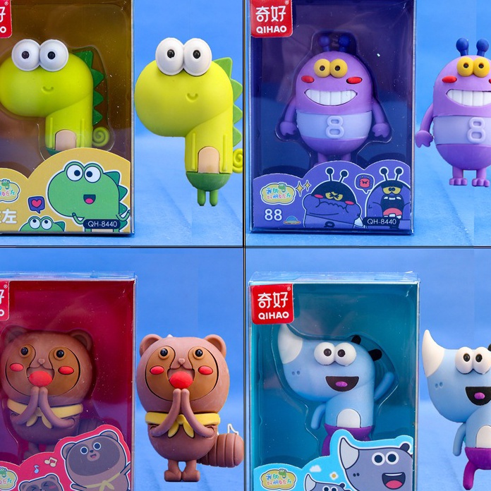 

HJ6 Penghapus karakter ukuran besar kartun binatang little monster