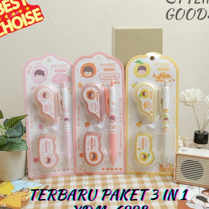 

Tawaran 2 CORRECTION TAPE 1 PEN CETEK TERBARU PAKET 3 IN 1 XDM6228 TIP EX TERBARU PELENGKAPAN ALAT TULIS SEKOLAH KANTOR LUCU UNIK TERMURAH