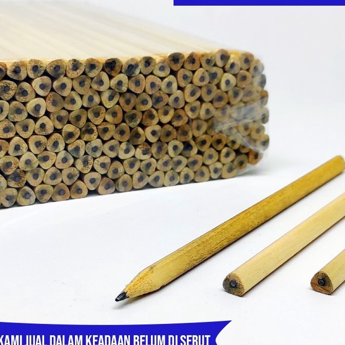 

murah Pensil Hotel Segitiga Murah kayu isi 1 pcs Termurah