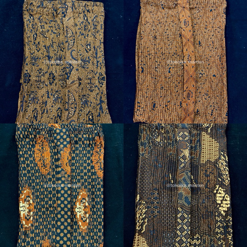 ROK BATIK SPAN PLISKET INSTAN / JARIK BATIK PLISKET MODERN / ROK ADAT JAWA KARTINIAN