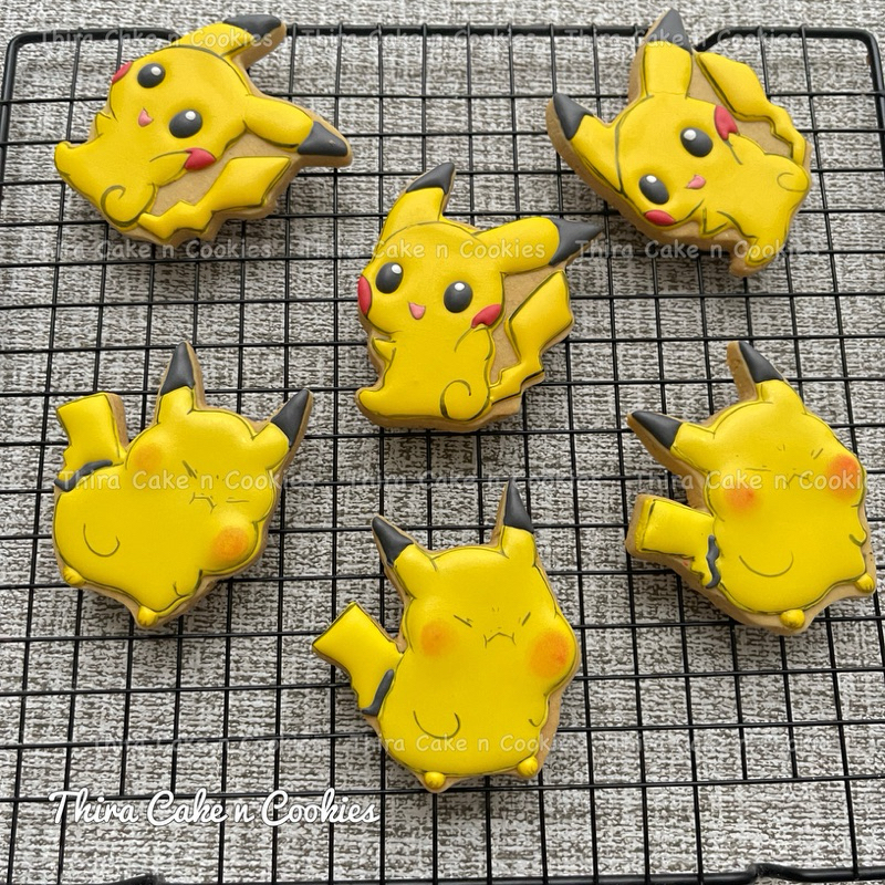 

READY satuan eceran pokemon cookies pikachu kue kering hias kukis