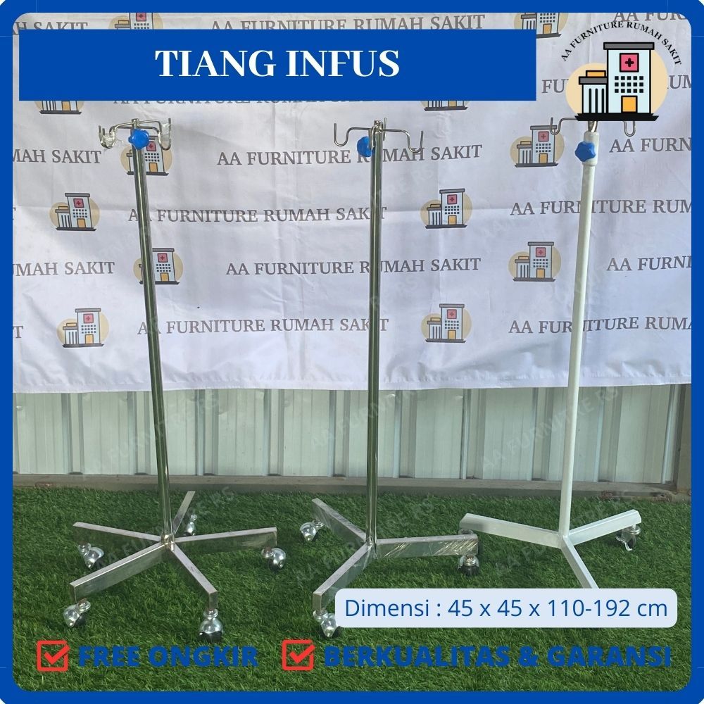 Tiang Infus Tiang Infus Kaki 5 Tiang Infus Kaki 3 Tiang Infus Stainless Tiang Infus Besi Tiang Infus