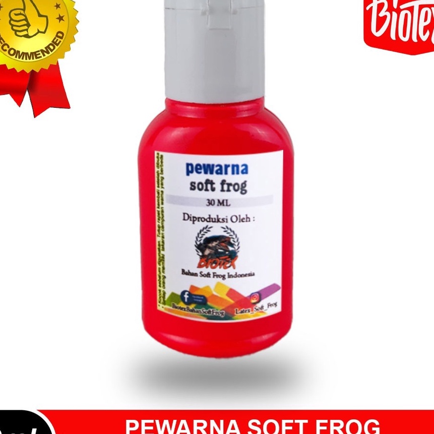 

KF7 Biotex Pewarna Lateks Soft Frog 3 Ml Merah Stabilo