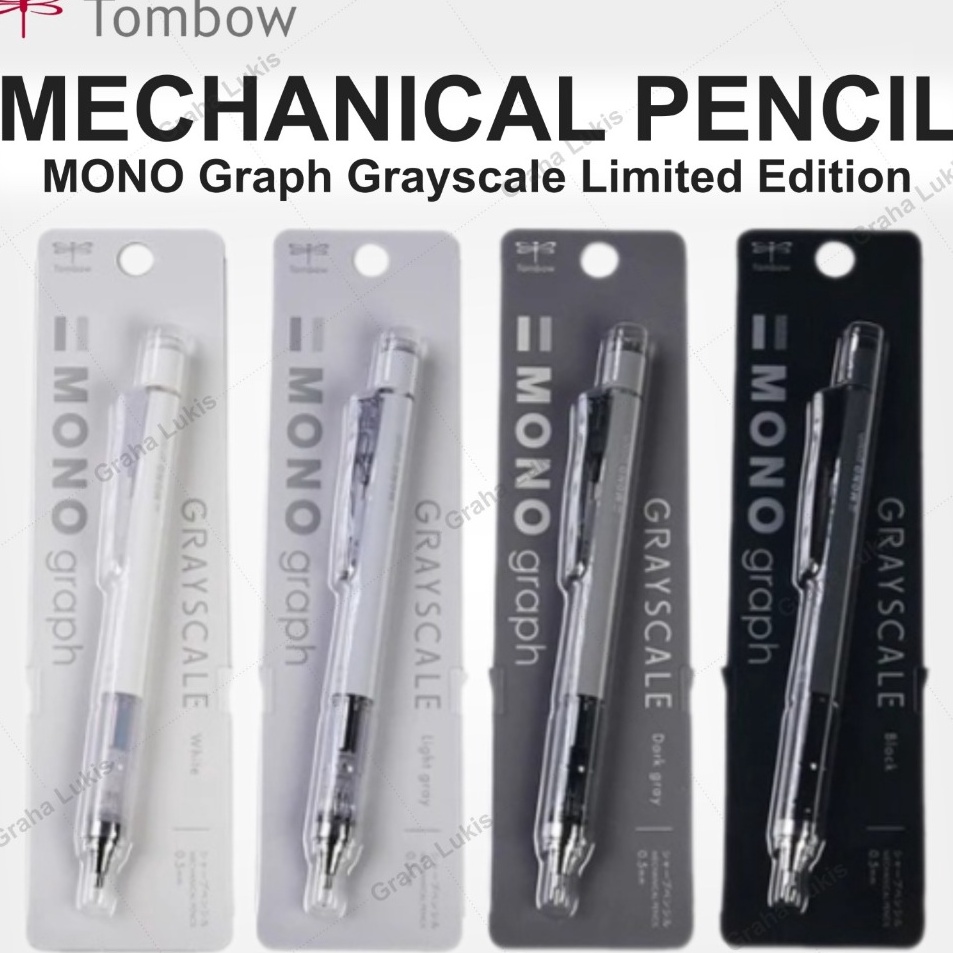 

Tombow Mono Graph GRAYSCALE Mechanical Pencil 5mm