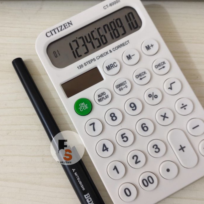 

Hemat Kalkulator Dagang Chek Ulang Citizen ct 6ii Warna Putih