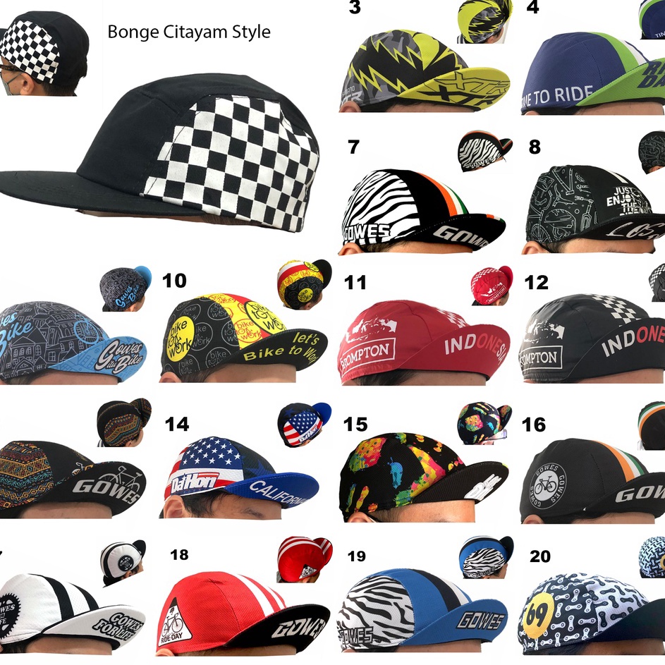 Terlaris Topi Sepeda  Topi Gowes
