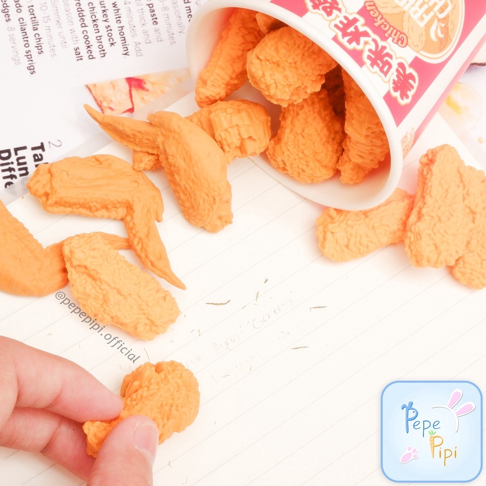 

Penghapus 3D Xiao Gu Dong Fried Chicken XGD893 Setip Stip Eraser Hapusan Ayam Goreng