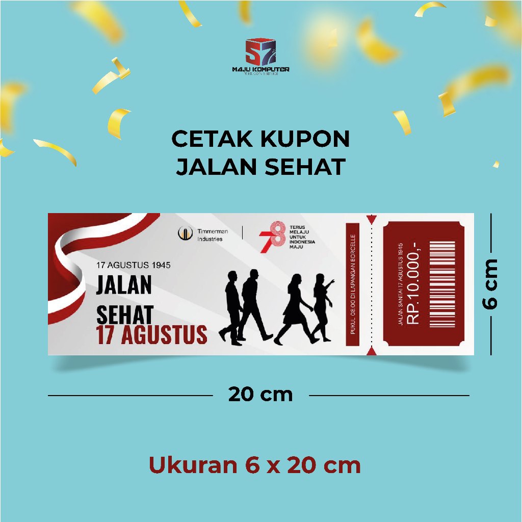 KUPON JALAN SEHAT 17 AGUSTUS