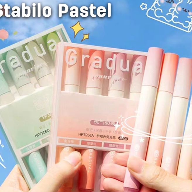 

KP8 Stabilo SetStabilo PastelHighlighter ujung 4 warna 4pcspakTHIMPLE