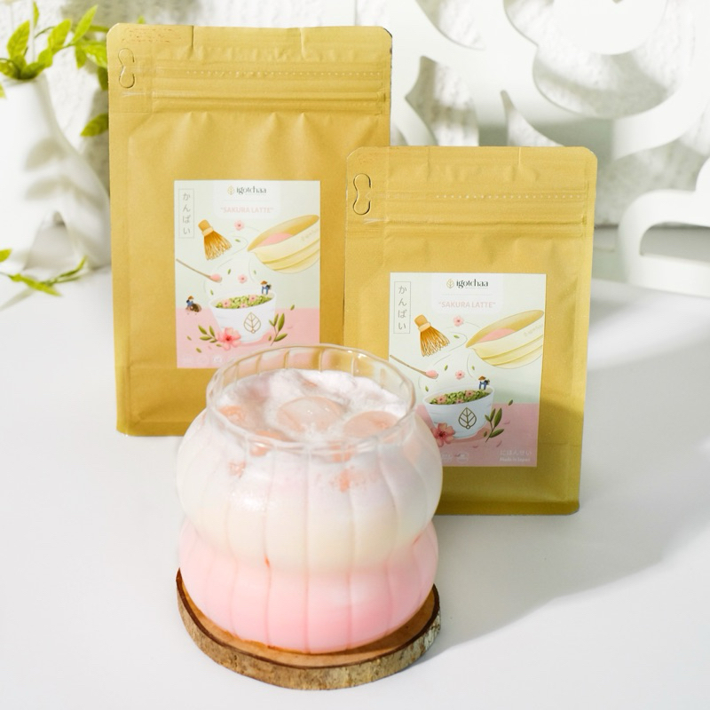 

Japanese Sakura Latte Powder Bubuk Minuman Premium Import Japan
