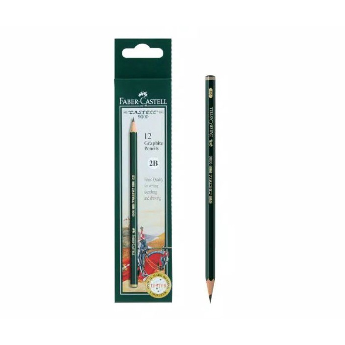 

KP8 Pensil FaberCastell 2B Original Grosir 1Lusin