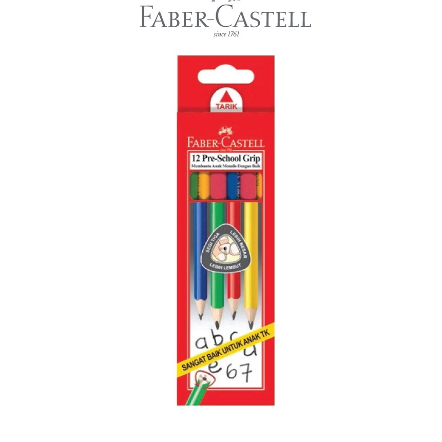 

KF7 FaberCastell Junior Triangular Blacklead Pencil
