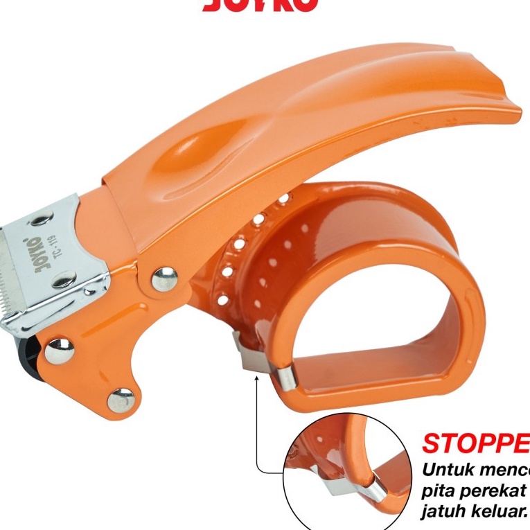 

Khusus Tape Cutter Tape Dispenser Pemotong Pita Perekat Joyko TC119