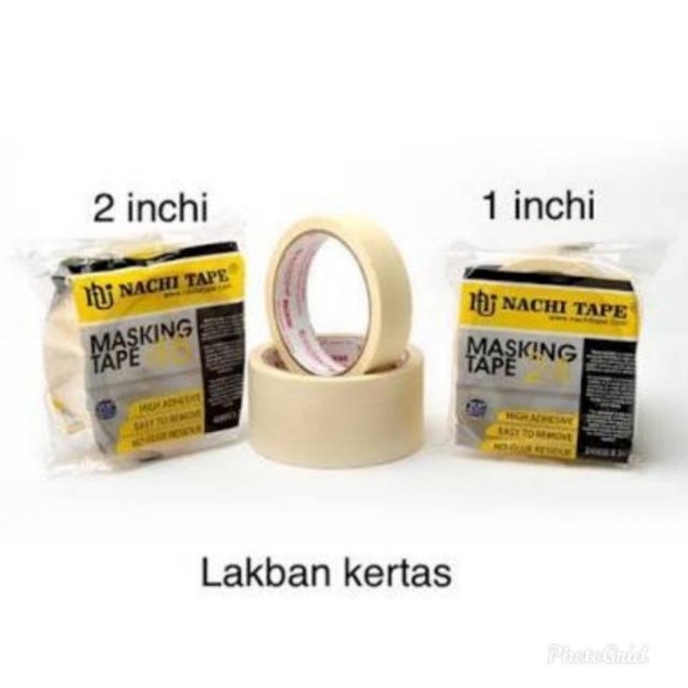 

HEMAT Lakban Kertas Masking Tape Nachi