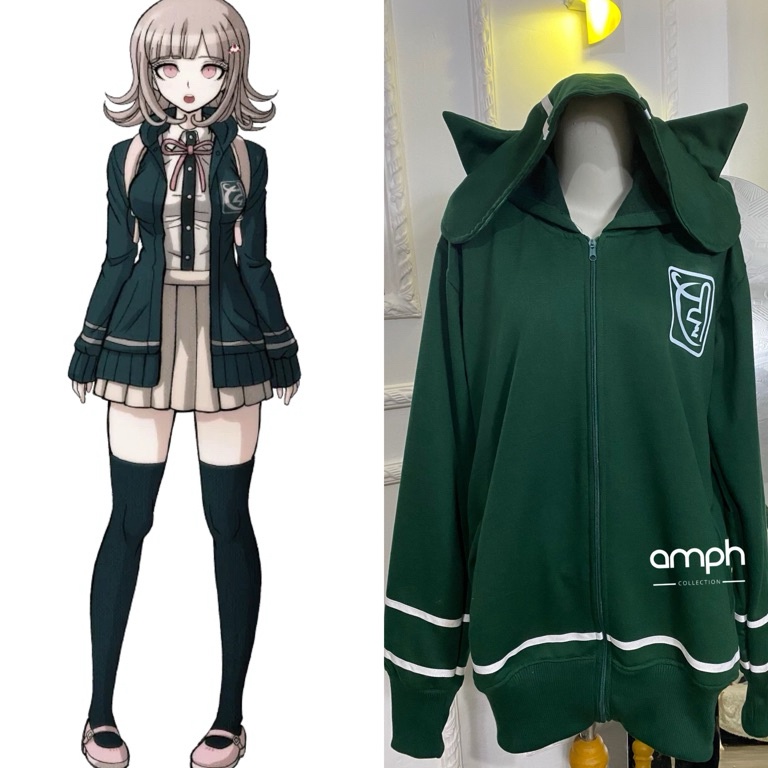 Jaket Sweater Cosplay Danganronpa chiaki Nanami school Unifrom KODE K6O2