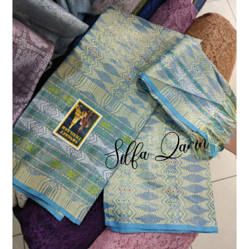 BAHAN KAIN SONGKET SELENDANG THAILAND _ KAIN SONGKET THAILAND