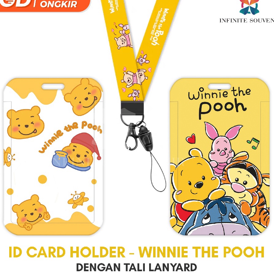 

Hemat N4 Winnie The Pooh Name Tag Card Holder Motif Winnie Lucu dengan Tali Lanyard ID Card Holder Tali Gantungan Disney Pooh Nametag Tempat Kartu Flazz Emoney