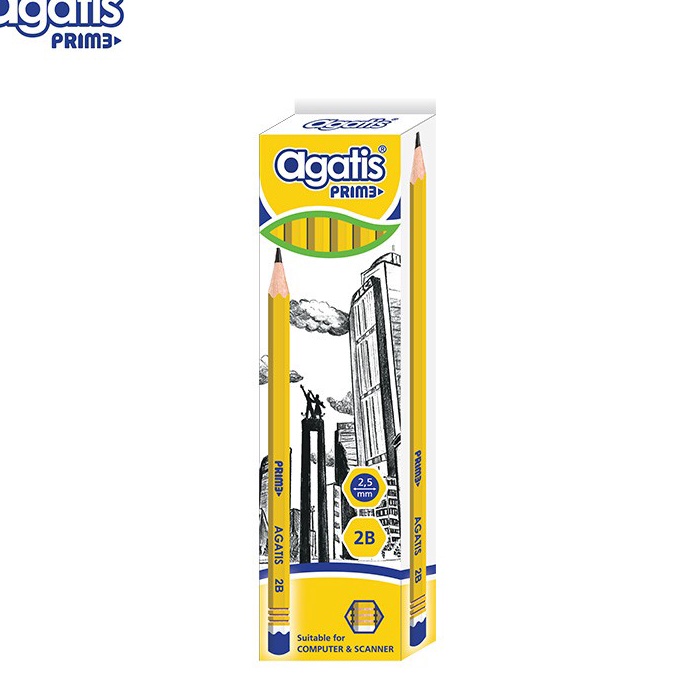 

Price Agatis Pensil Tulis Prime 2B 1 Box isi 12 Pcs
